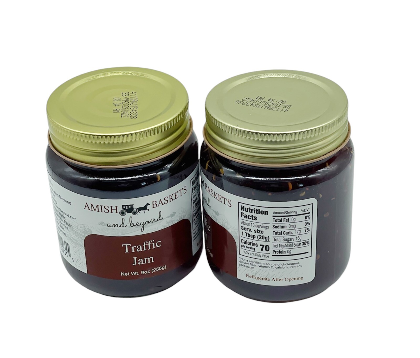 Amish Baskets Traffic Jam Non GMO Vegan All Natural - 9 oz - 2 Jars gallery