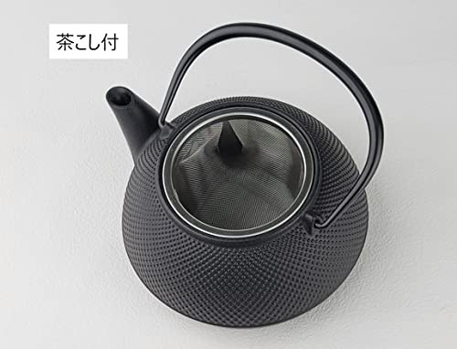 Iwachu Iron Kettle Black Print 0.65L Induction Safe #5 New Arare 12822 Teapot gallery