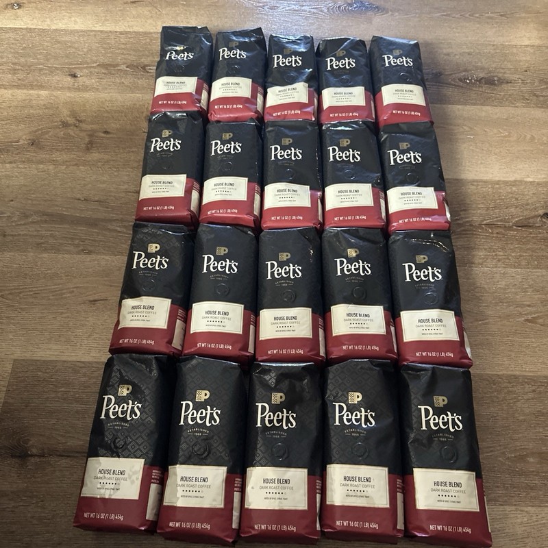 20 Pounds Peet’s Coffee House Blend Dark Roast Whole Beans gallery