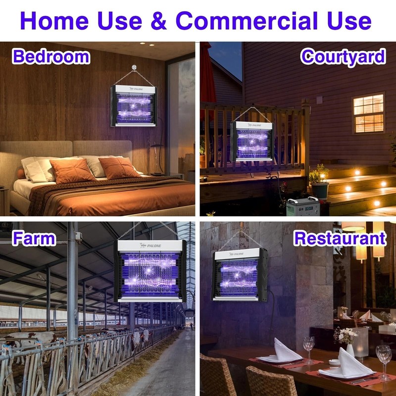 NEW 4000V BUG ZAPPER ELECTRIC MOSQUITO FLY INSECT KILLER for HOME INDOOR OUTDOOR gallery