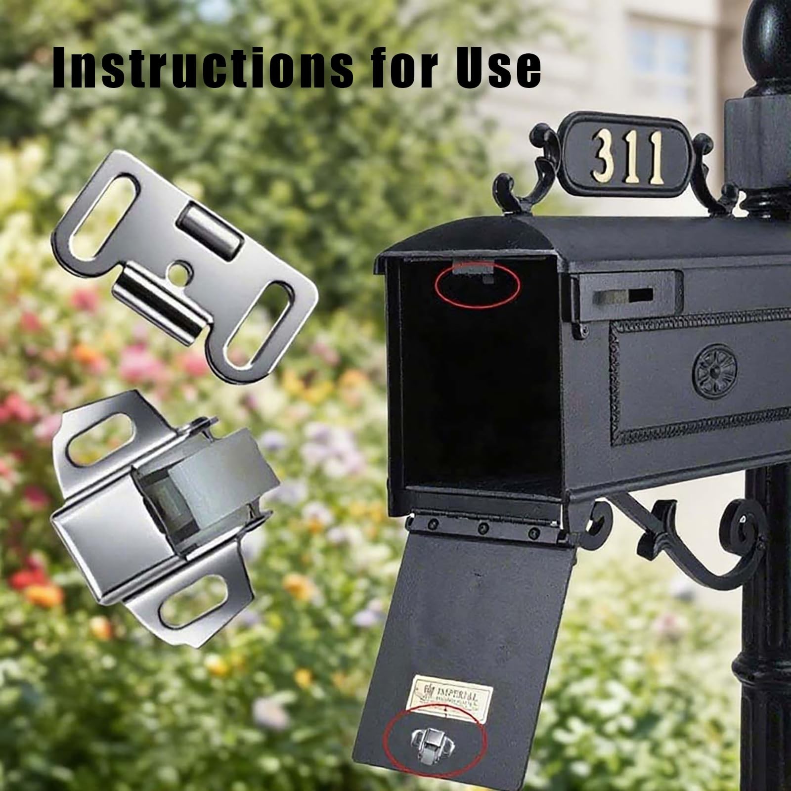 Mailbox Replacement Roller Catch Latch - 2 Packs RV Screen Door Locks Shower,... gallery