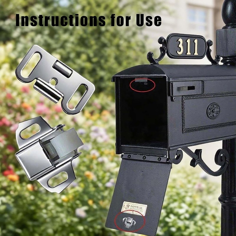 Mailbox Replacement Roller Catch Latch - 2 Packs RV Screen Door Locks Shower,... gallery