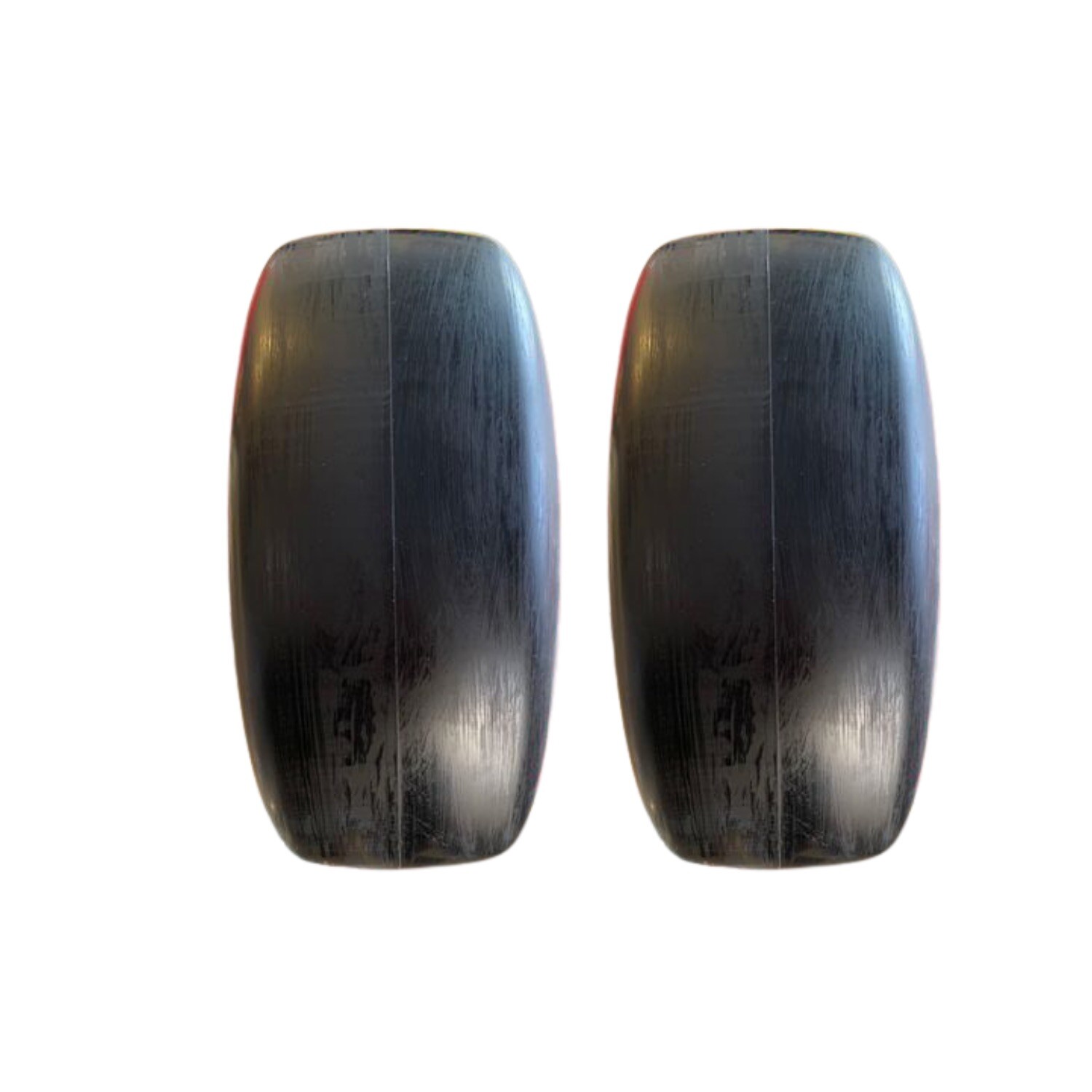 2New Residentail 13x5.00-6" Flat-free Smooth TIRES w/Rim-Hub 3.25-5.9",Bore 3/4” gallery