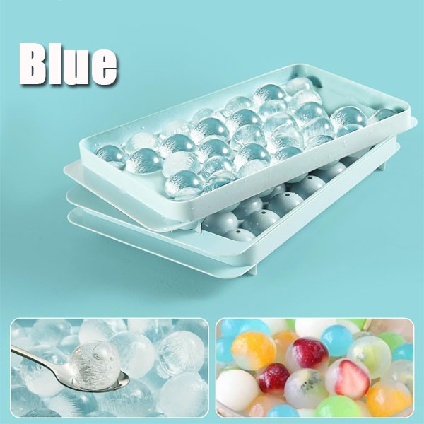 DIY Round Ice Cube Ball Maker PP Tray Silicone Sphere Mold Bar Whiskey Cocktails gallery