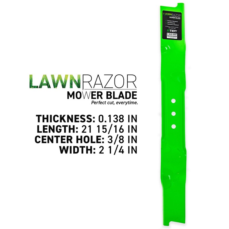 8TEN LawnRAZOR Mower Blade for Murray JS46 JS36 NJS26 22-Inch 7103288YP Mulching gallery