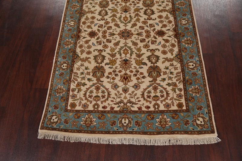 Vegetable Dye Fine Agra Indian 18' Long Runner Rug Luxury 3x18 ft Carpet" gallery