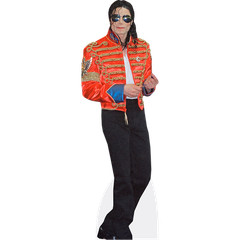 Michael Jackson (Red Jacket) Life Size Cutout