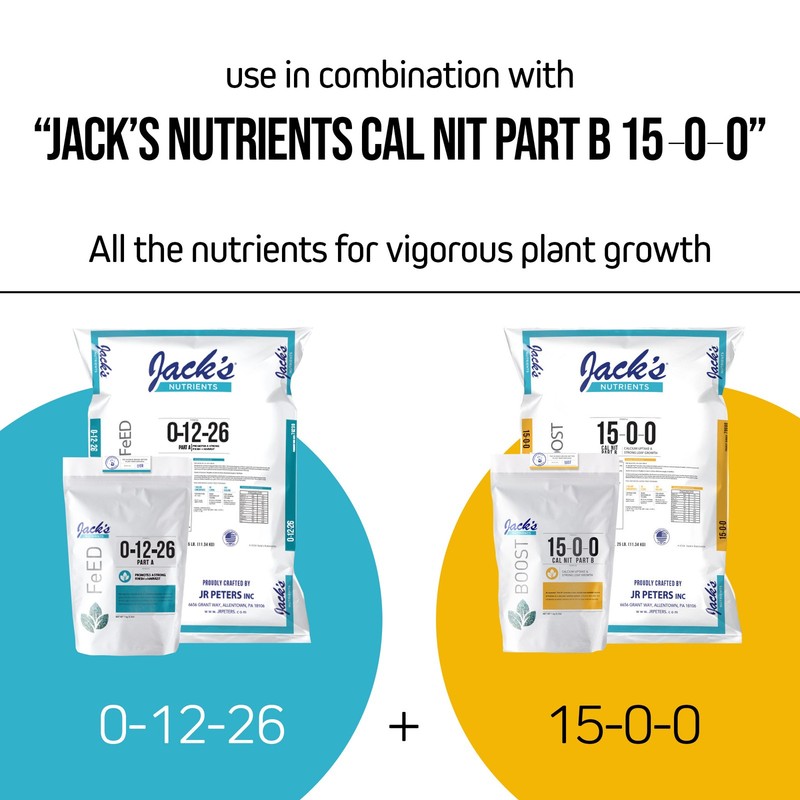 Jack’s Nutrients 0-12-26 Part A Water-Soluble Fertilizer, 25lbs gallery