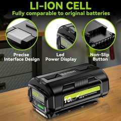 OP4050 For Ryobi 40 Volt OP4060 OP4030 OP4040 RY40250 10.0Ah Battery / Charger