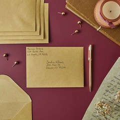 300 Brown Kraft Paper Envelopes 5×7 Invitation A7 5.25×7.25 Self Seal Card Photo
