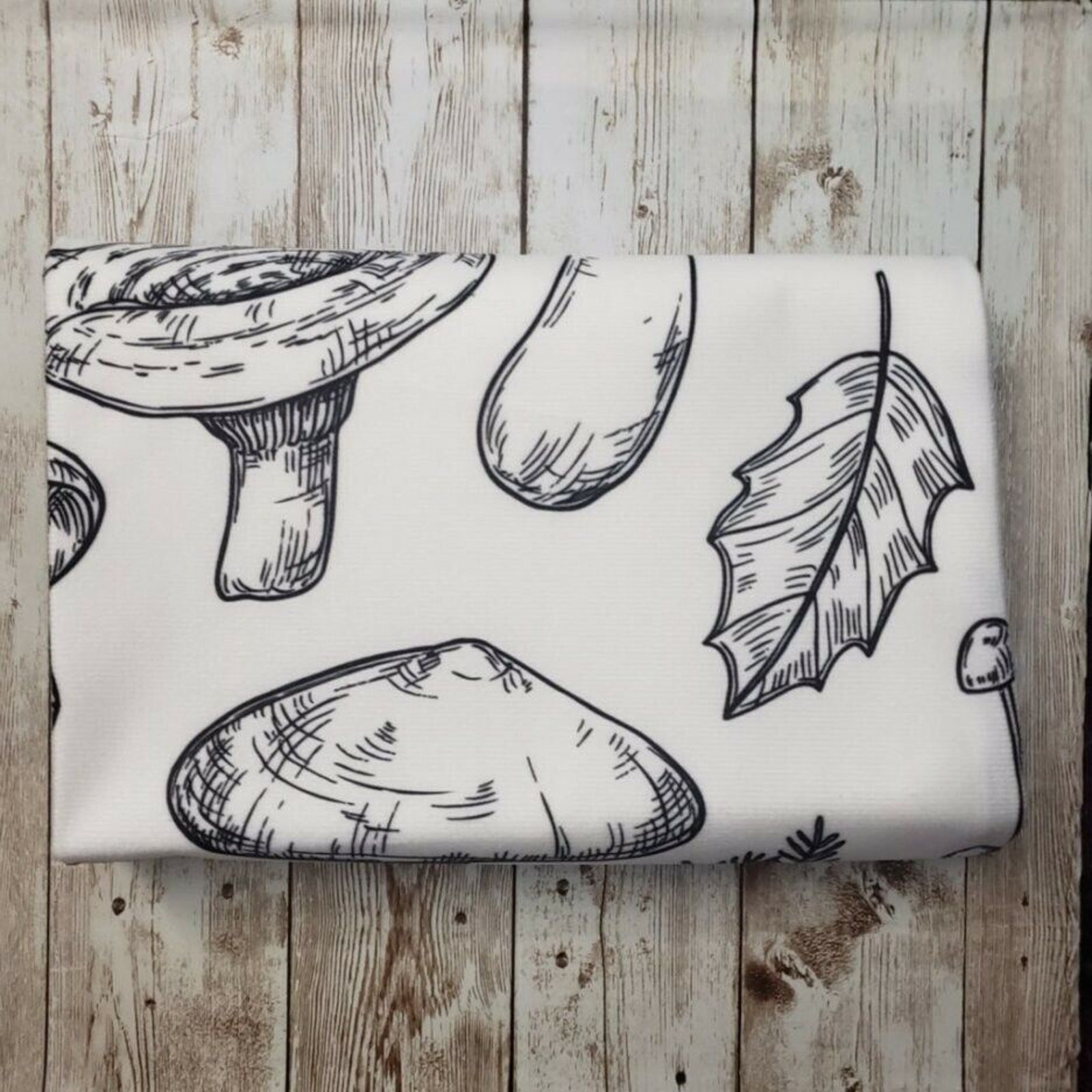 Mushroom Theme Cushion Cover - Off White & Black (No Inner Fill Included) - New gallery