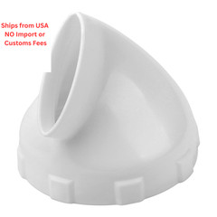 Enhanced Angled Pool Nozzle Compatible with Intex Bestway Pools white