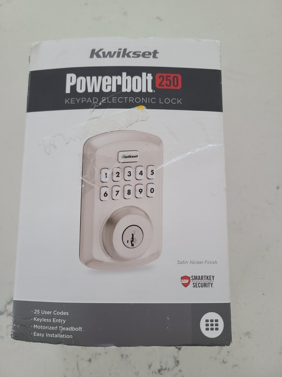 Kwikset Powerbolt 250 10-Button Keypad Satin Nickel Transitional Electronic gallery