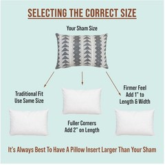 Ultra Soft Rectangle Pillow Insert – 14×20 Couch & Sofa Sham