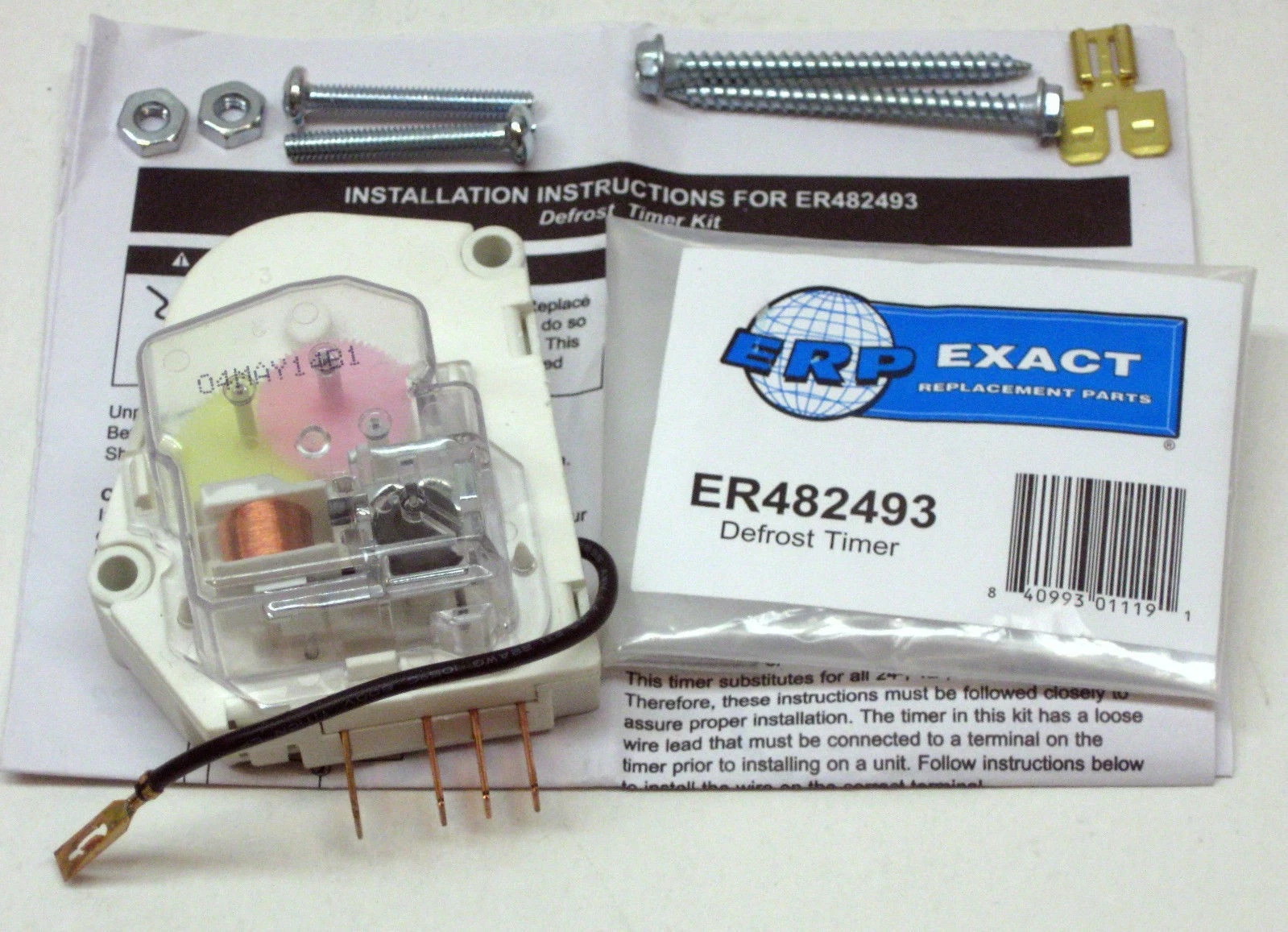 Refrigerator Defrost Timer Control for Whirlpool W10822278 483212 gallery