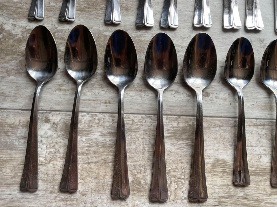 30 Pieces Gorham Stainless Flatware & Serving Utensils gallery