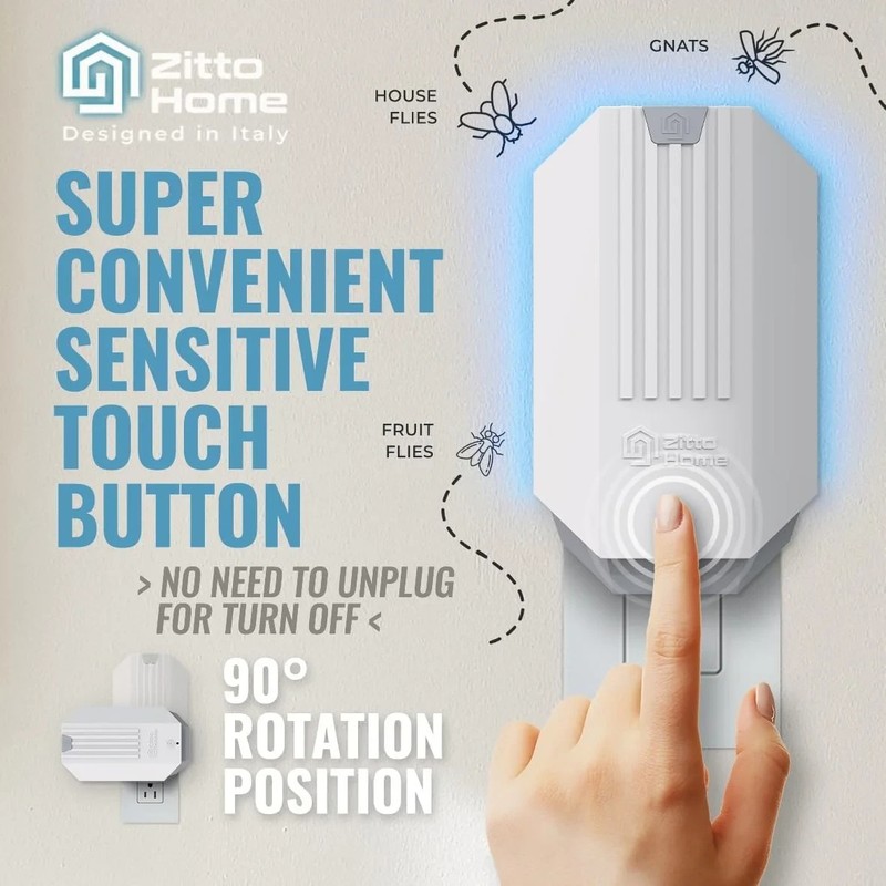 Zitto Home Flying Insect Trap with Plug-in Fly Trap - 2 REFILL PACK ONLY gallery