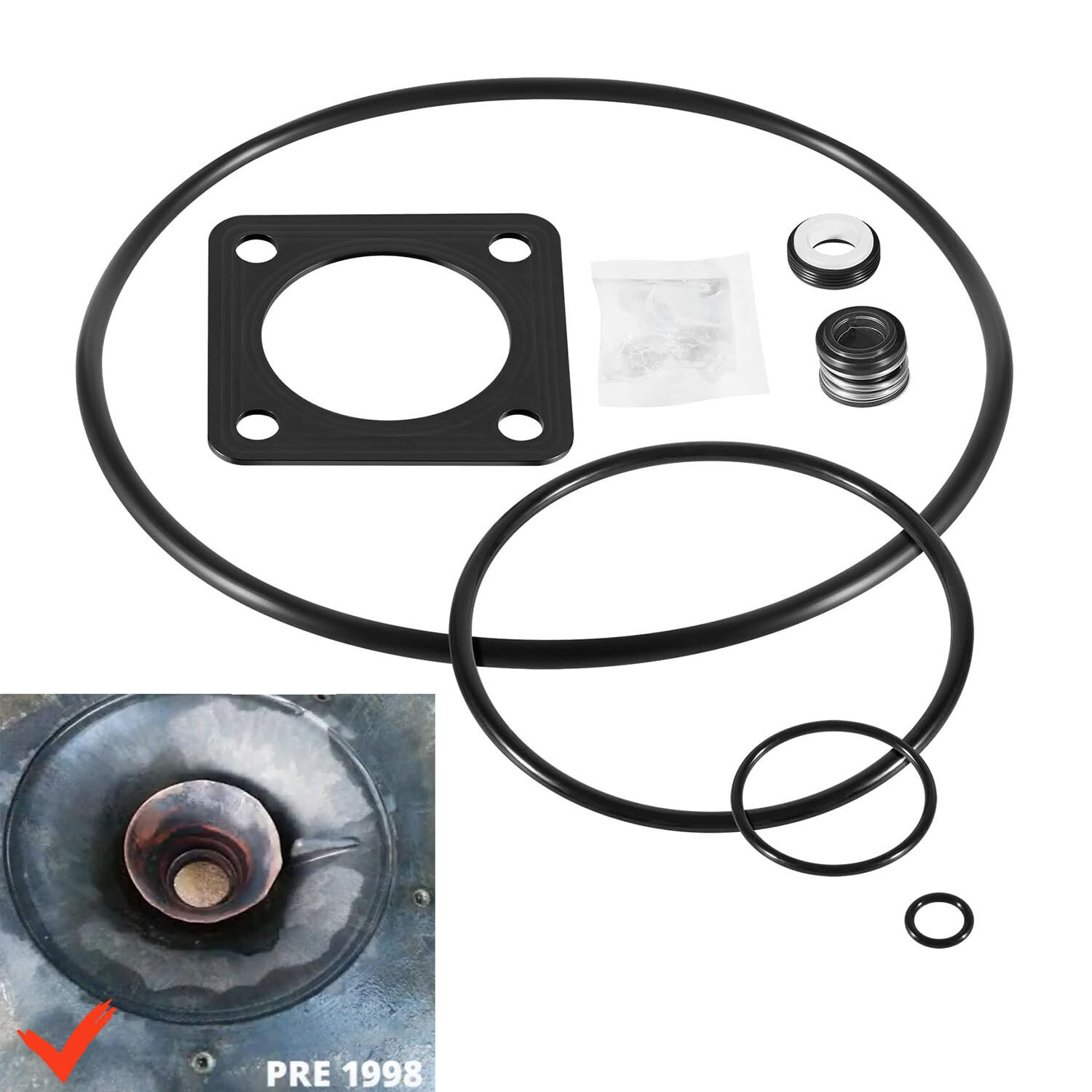 O-Ring Rebuild Kit Pre 1998 for Sta-Rite P2RA P2R Dura-Glas Max-E-Glas Pool Pump gallery