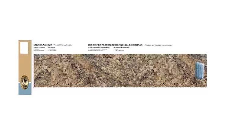 Hampton Bay Hampton Bay Winter Carnival Endsplash Kit for Laminate Countertop gallery