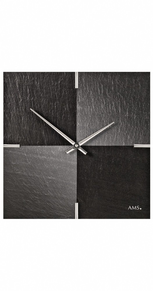 Modern Wall Clock with Quartz Movement by AMS