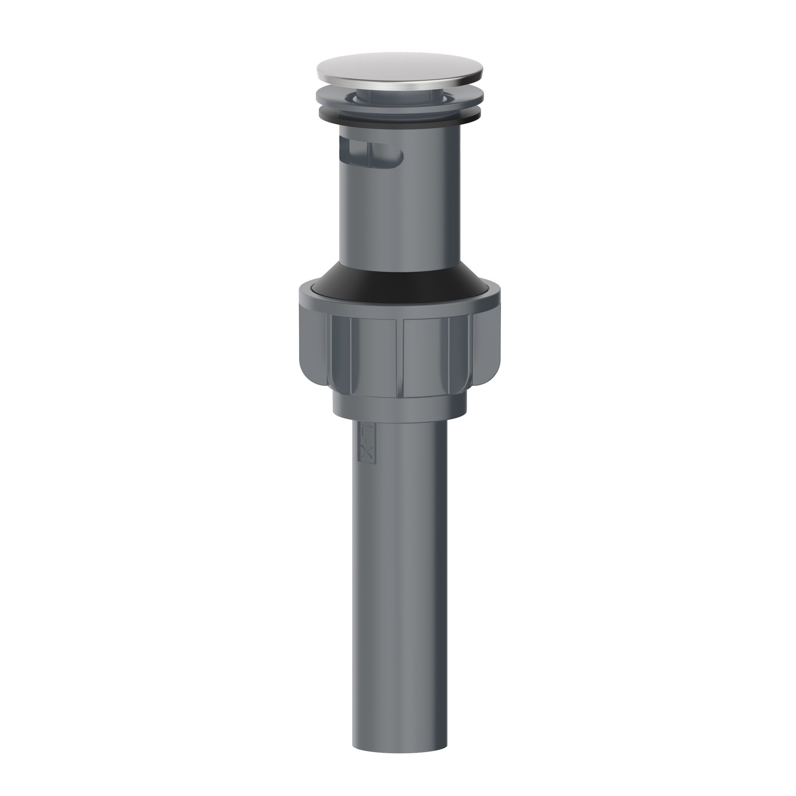 Satin Nickel Mainstays Pop-Up Drain with Overflow gallery