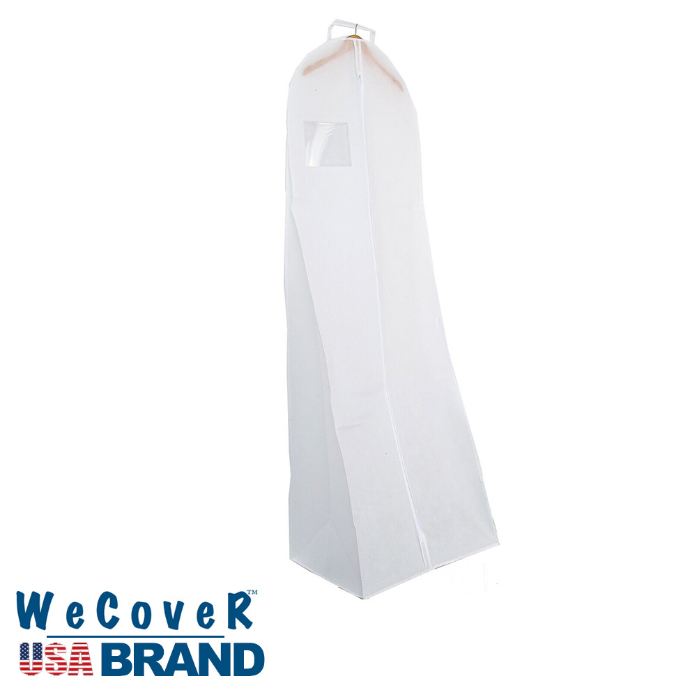 Garment Bag with Zipper, Clothes, Coats Cover Bags , Hanging Garment Suits (54") gallery