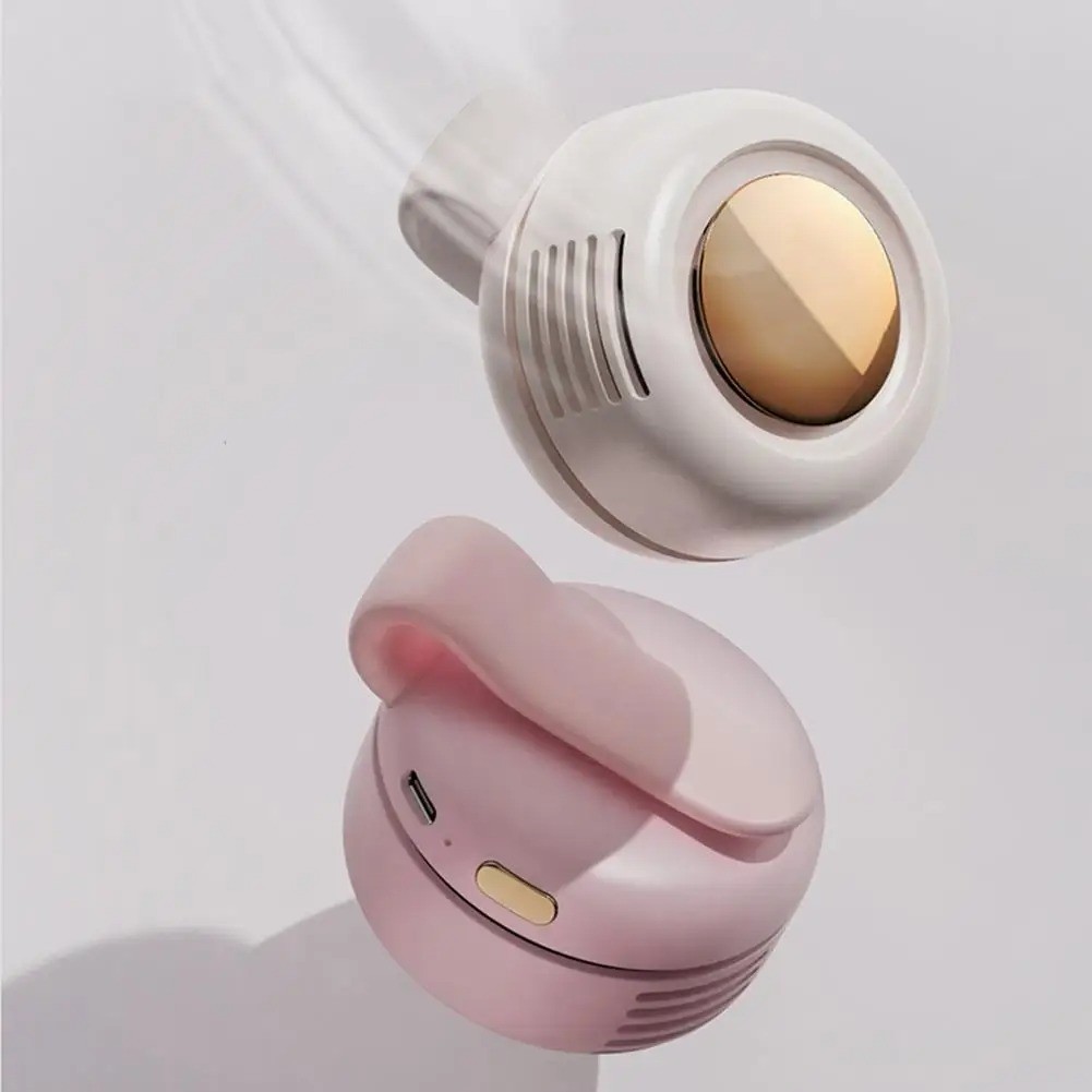 2026 New Mini Portable Silent Bladeless Fan Small Clip On Shirt Waist Adjustable gallery