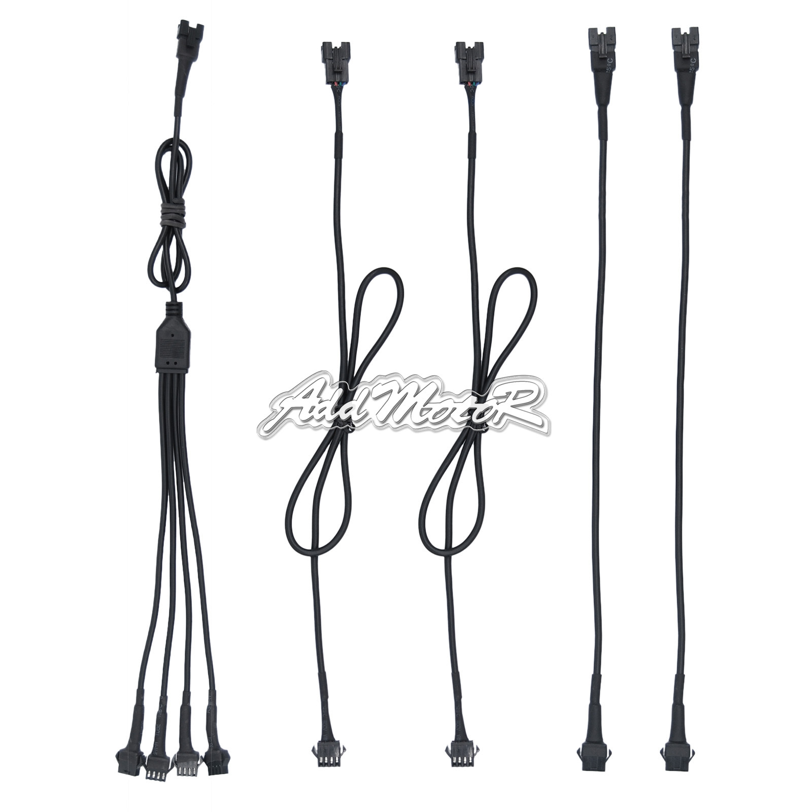 NEW Extension Cable Wire Cord 1-4 Splitter Kit for Neon RGB Light Strips US gallery