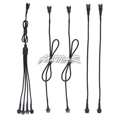Extension Cable Wire Cord 1-4 Splitter Kits for Neon Light Strips Decor