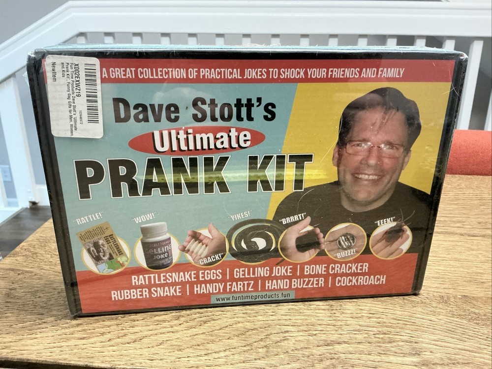 Dave Stott’S 'Ultimate Prank Kit’, Funny Gag Gifts for Men, Women, and Kids