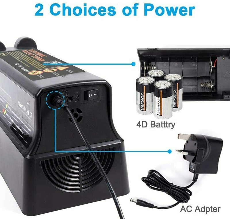 Electronic Mouse Trap Victor Control Rat Killer Pest Electric Rodent Zapper US gallery