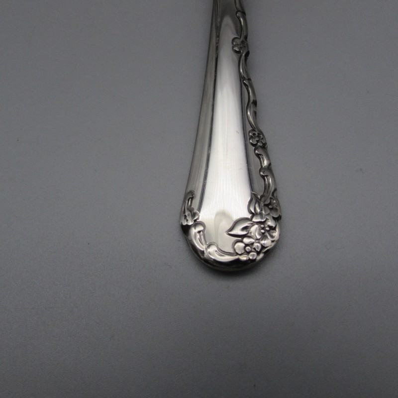 SET OF SIX - Oneida Stainless Flatware - BELLE ROSE - Dinner Forks * USA gallery