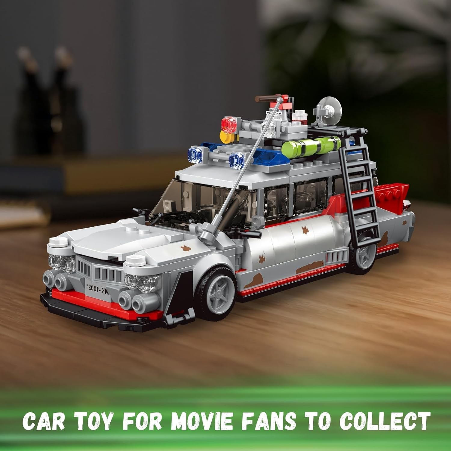 Classic Movie-Inspired Buster ECTO-1 Building Kit - 646PCS Fun for Families gallery