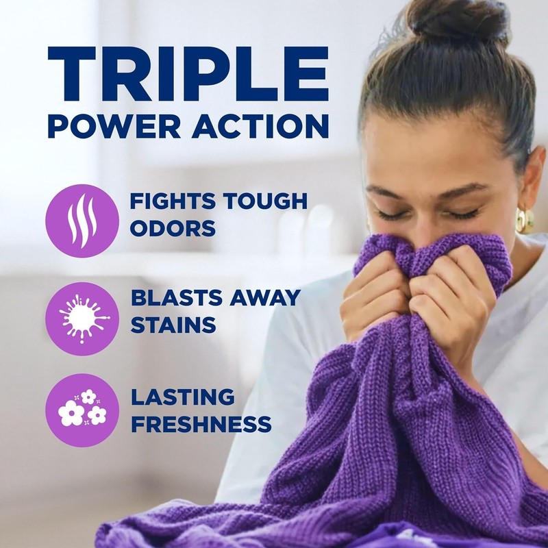 High Efficiency Liquid Detergent with Triple Action for Stain and Odor Control gallery