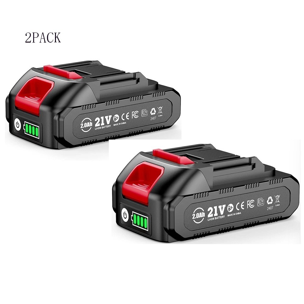 2PCS 21V 2000mAh Rechargeable Lithium Battery Makita Compatible Wrench Chainsaw gallery