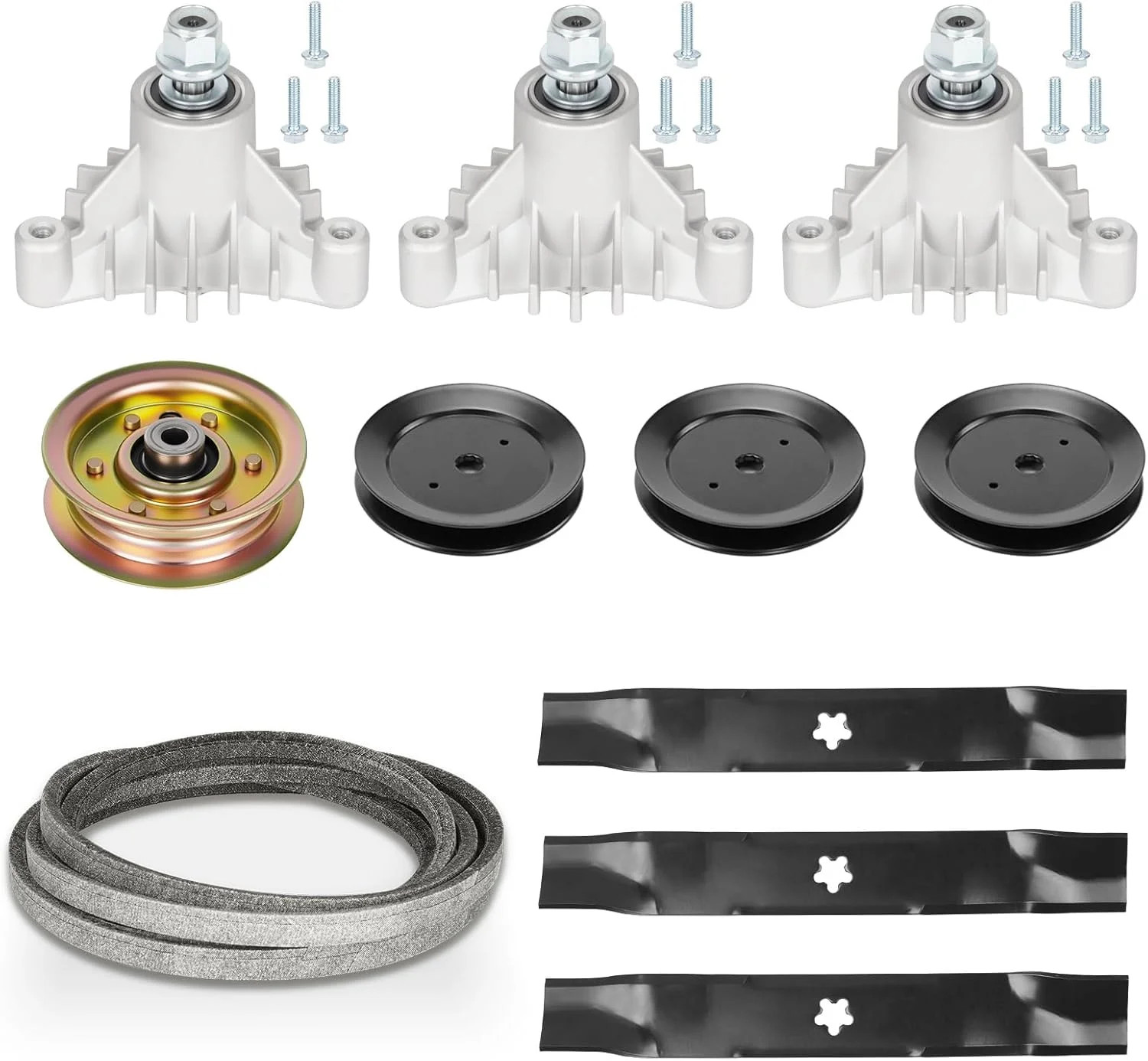 46" Deck 143651 Spindle Rebuild Kit Compatible with YTH1746 YTH2046 GTH250, 5321 gallery