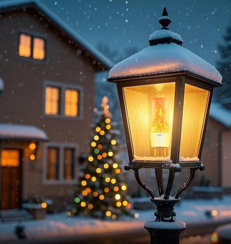 Flame Light Bulbs Warm Flickering Light Effect Of Real Fire E26 LED Bulb (2 Pcs) gallery