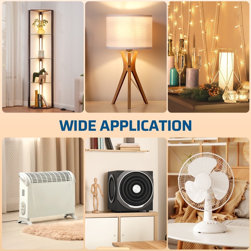 Wireless Remote Control Outlet, Light Switch, 100FT Range,1 Remote and 3 Outlets gallery