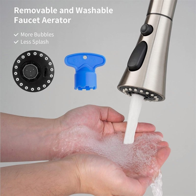 Kitchen Faucet Head Replacement,Pull Down Kitchen Spray Head Sink Spray Nozzle gallery