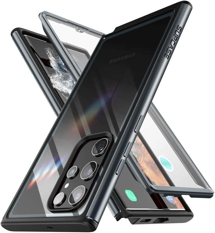 SUPCASE EdgePro Frame Case Built-in Screen Cover For Samsung Galaxy S22 Ultra 5G