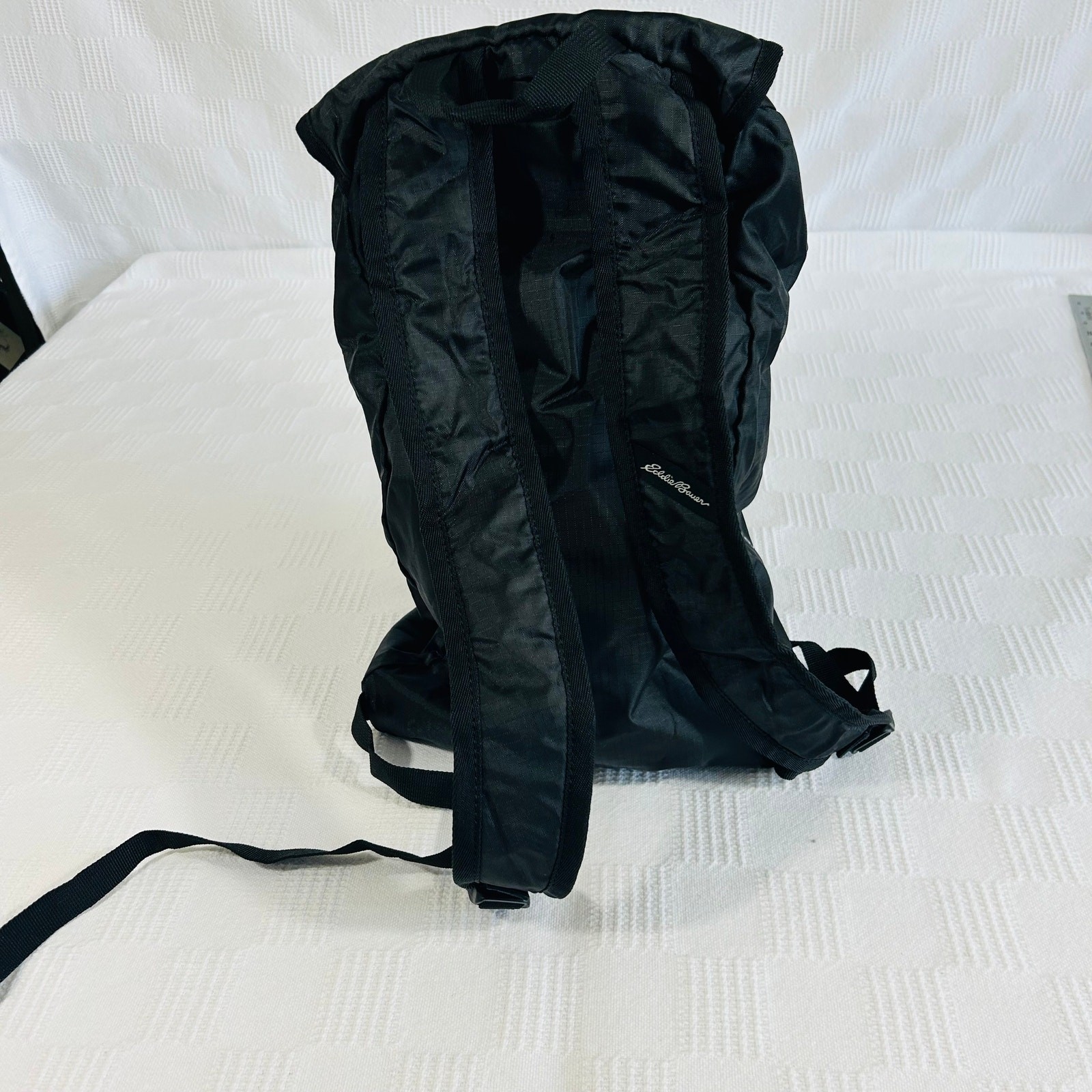 Eddie Bauer 20L Stowaway Ruck Pack Black 100% Polyester 5