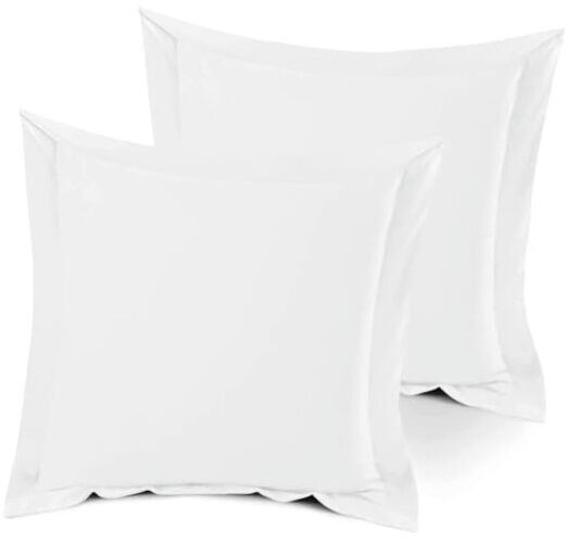 Precious Star Linen Pillow Shams Set of 2 White 26" x 26" (Pack of 2) 02-white gallery