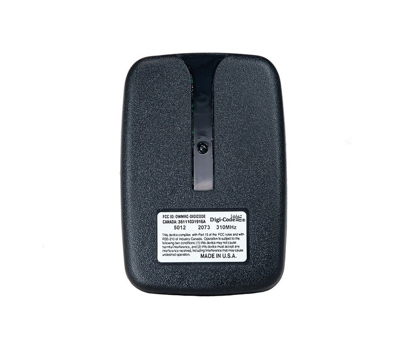 Digi-Code 5012 310MHz Visor Garage Door Opener Remote Stanley Compatible gallery