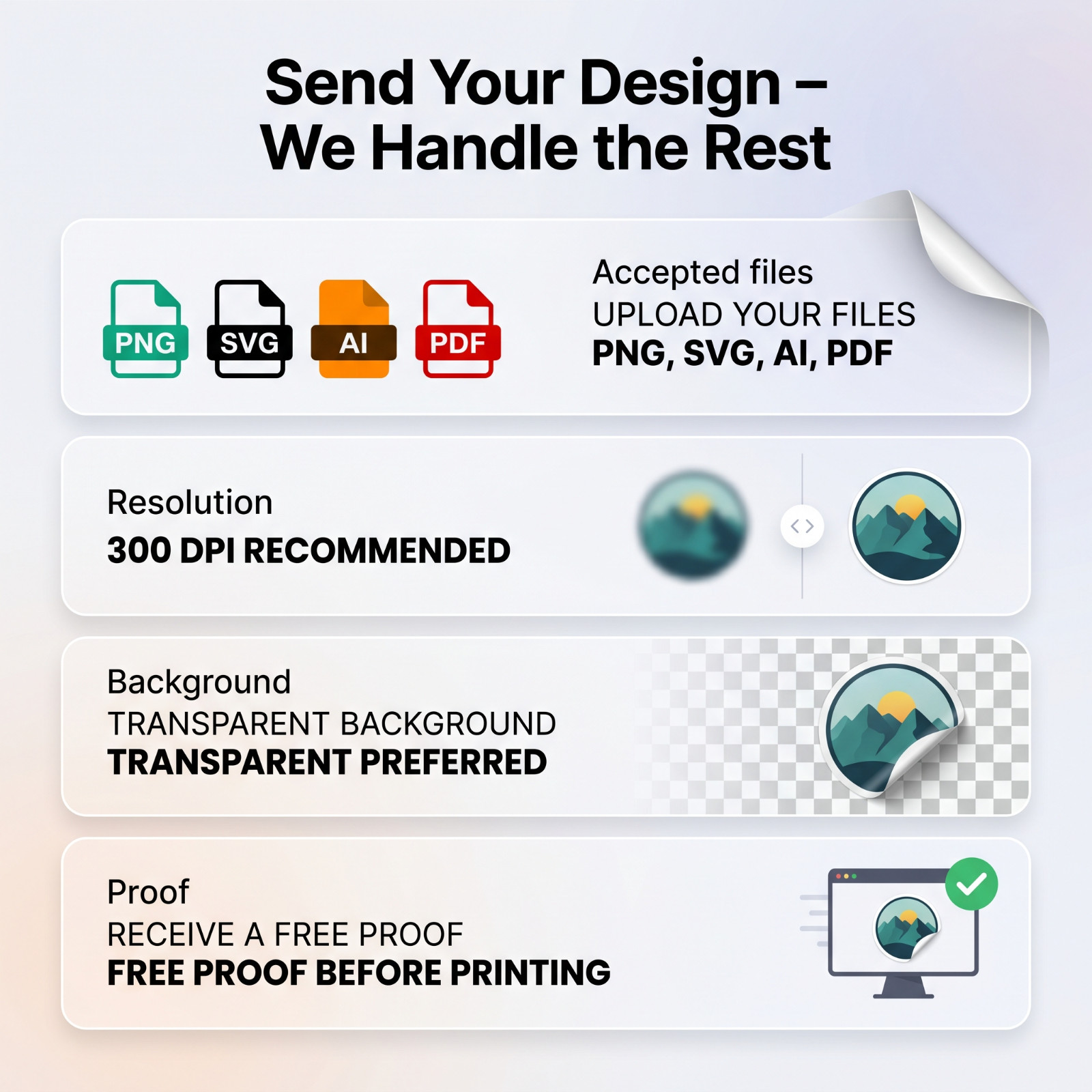 Custom Color Vinyl Decal Sticker Waterproof Different sizes Available 2"–20 gallery