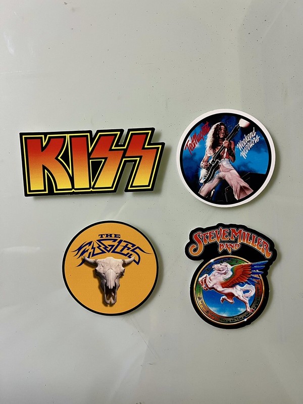 Classic Rock Sticker Pack - Led Zeppelin Queen Ac/dc Van Halen 70’s Classic Rock gallery