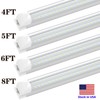 25-Pack 4FT LED Shop Light Fixtures T8 6 Foot LED Tube Light Bulb 8FT V-shaped gallery