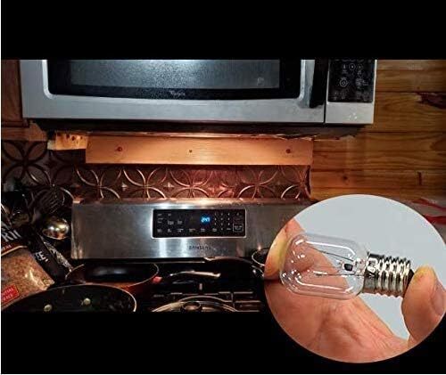 4Pc 8206232A Whirlpool Microwave Light Bulb Kei 125V 40W Microwave Bulb E17 gallery
