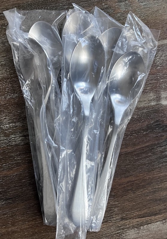 Knork Original Silver Matte Thick Handle Flatware Mixed Lot 28 Pieces gallery