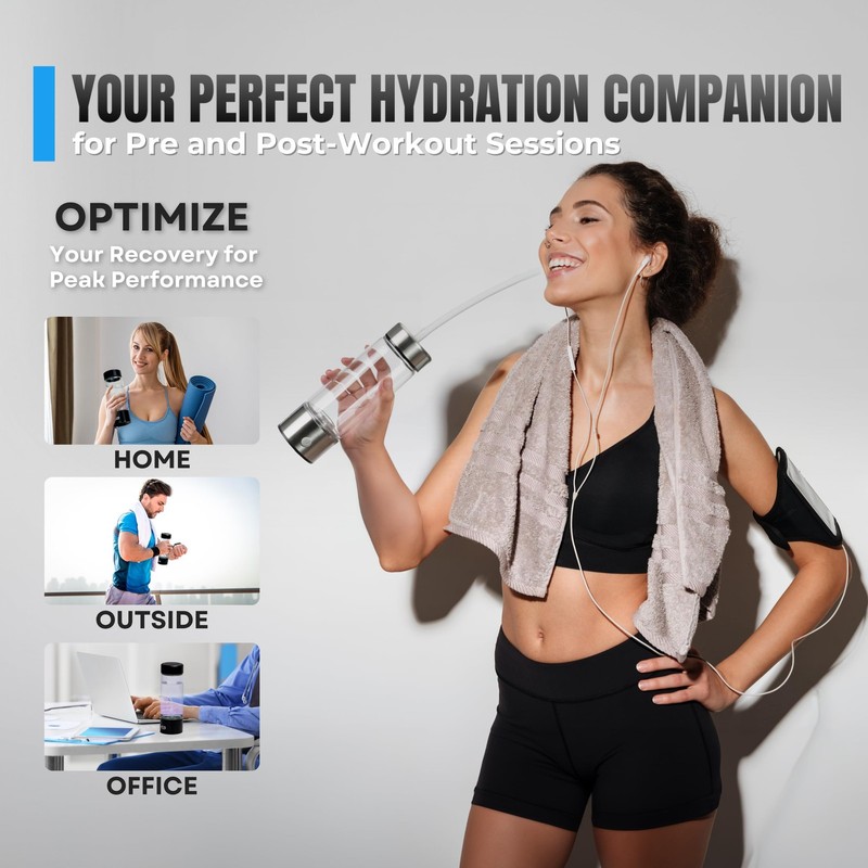 New Version Hydrogen Water Bottle Generator, Improve Water in 3 Minutes, 4000... gallery