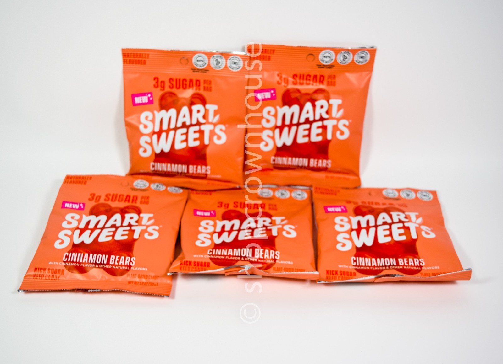 5 Smart Sweets CINNAMON BEARS 3g Sugar Bag 1.8oz 11/14/2026 gallery